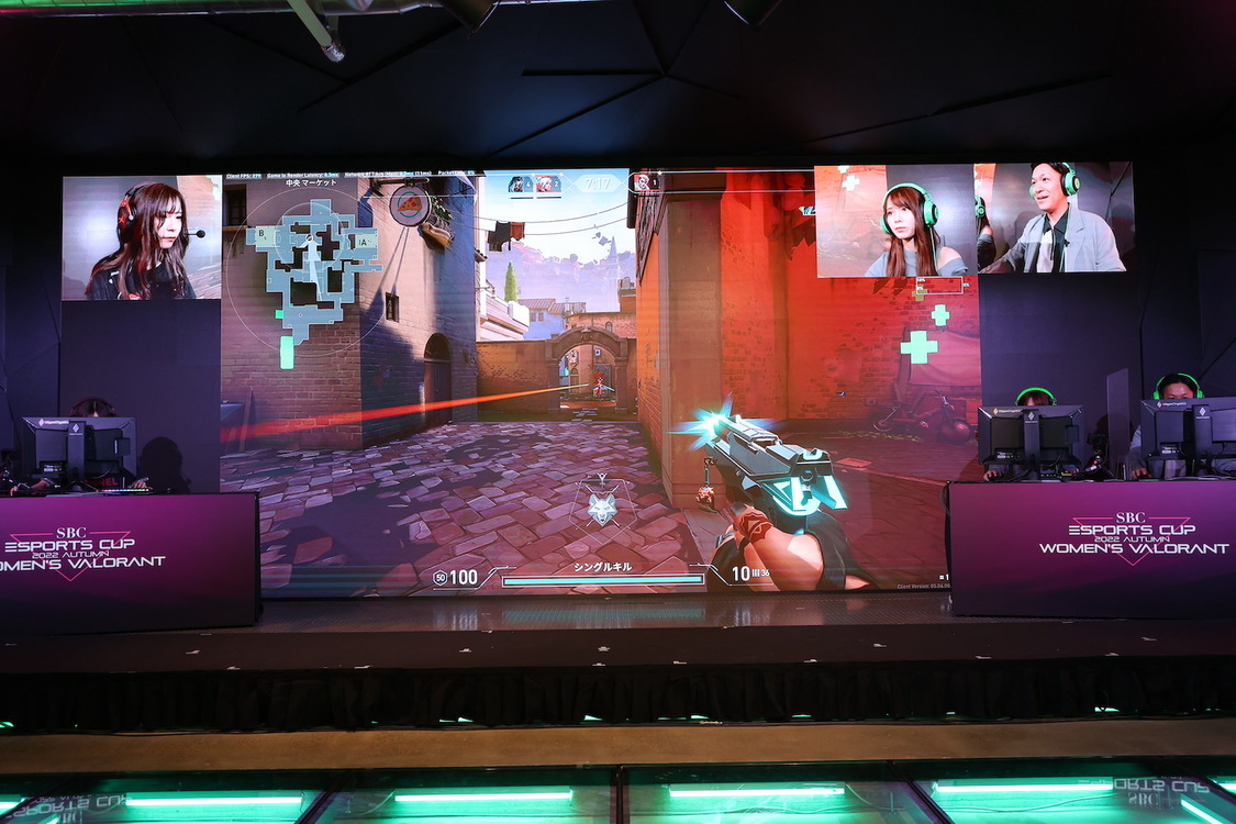 ＜SBC esports CUP 〜2022 Autumn Women’s VALORANT〜＞メディア向け発表会｜シブヤeスタジアム（2022年10月4日）