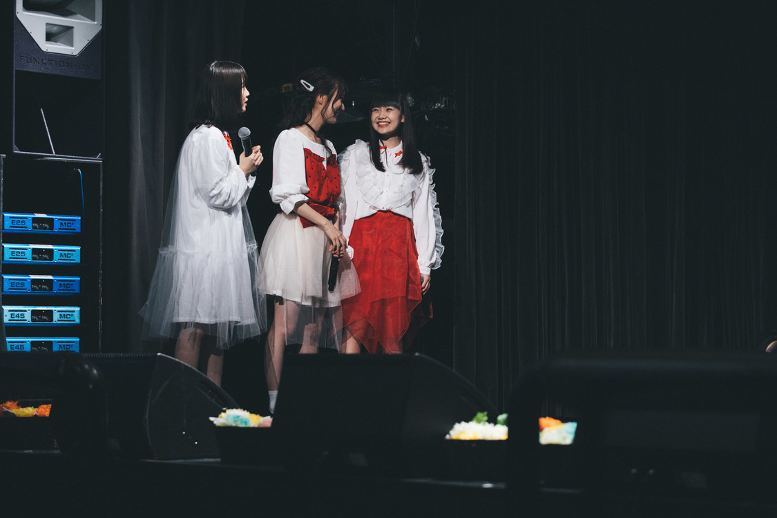 来栖りん、江嶋綾恵梨、大門果琳＜江嶋綾恵梨生誕祭＞より｜2019年5月4日（土）渋谷WWW