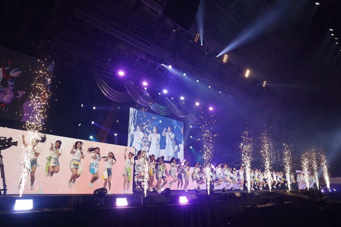 ＜HKT48 11th anniversary LIVE 2022 〜未来へのメッセージ〜＞幕張メッセ イベントホール（2022年10月16日）／©Mercury