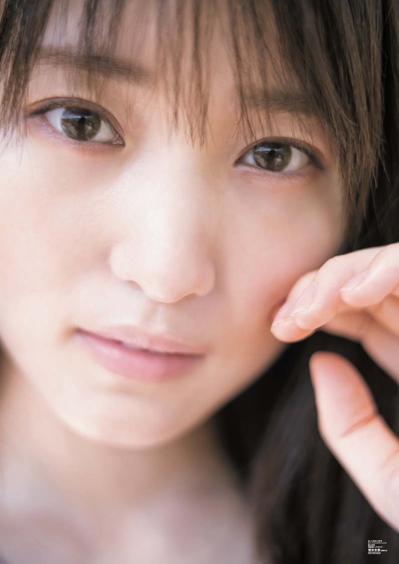 『B.L.T.2022年12月号』ローソンエンタテインメント購入特典：菅井友香（櫻坂46）両面ポスター（裏）