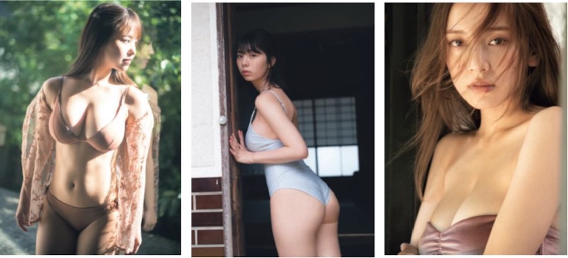 左から本郷柚巴、菊地姫奈、都丸紗也華