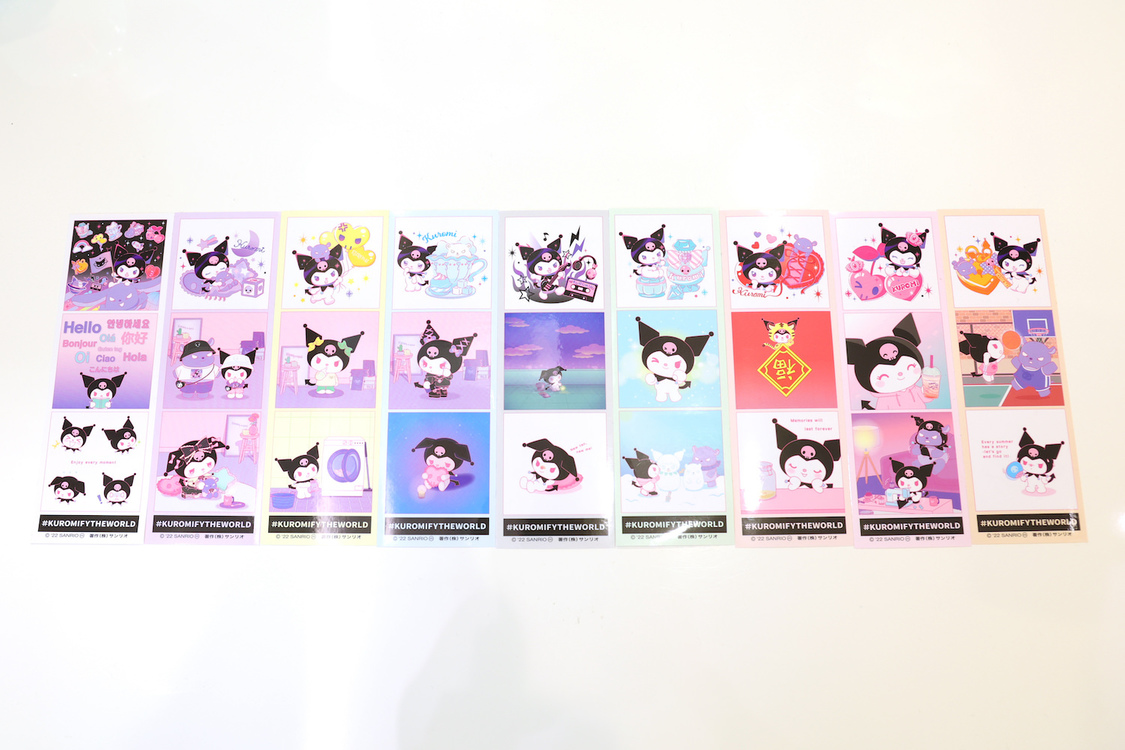 一緒にもらえるノベルティステッカー