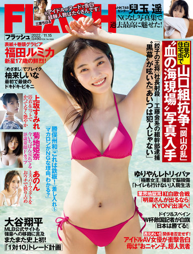 福田ルミカ表紙 FLASH ほか 雑誌2冊セット② 樂淘letao日本代購代標第一品牌－weekly プレイボーイ 優香 嶋村