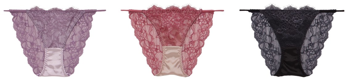 「リッチレース ハートホール ショーツ・Tバック