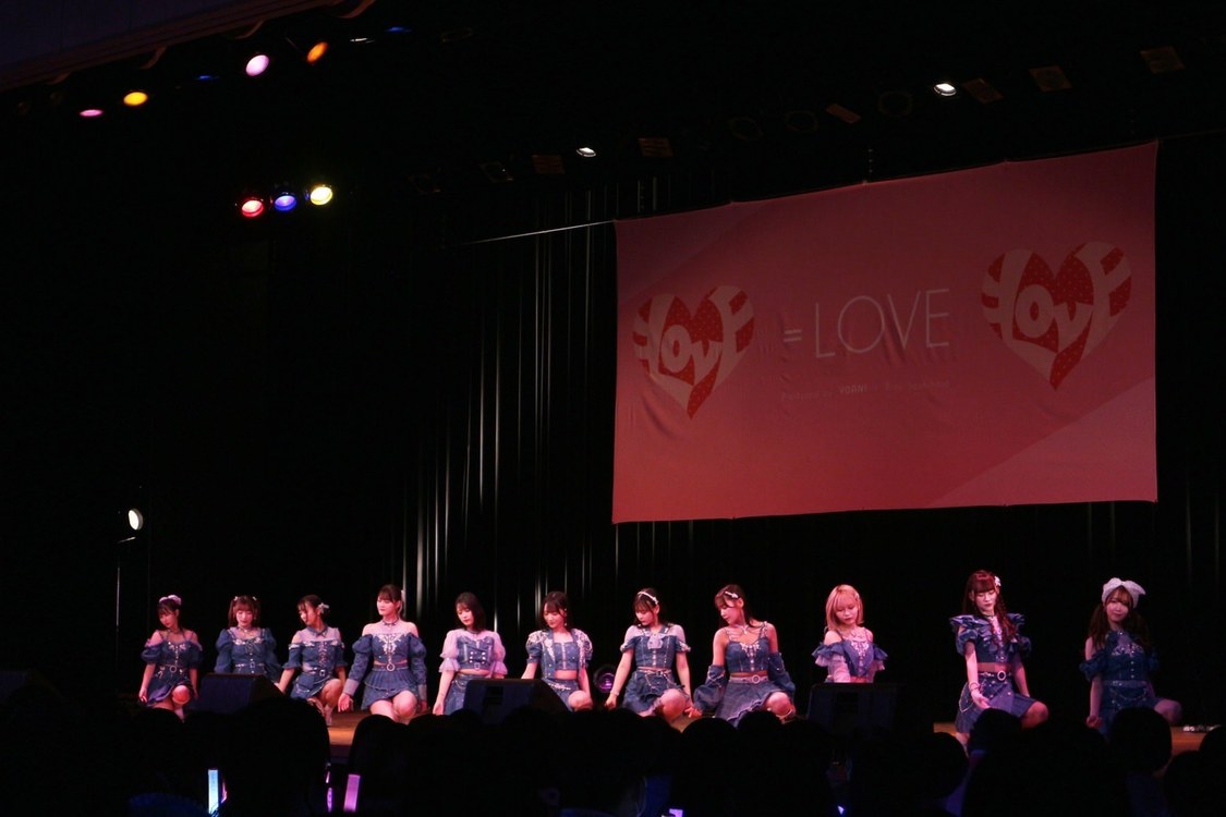＝LOVE＜12thシングル「Be Selfish」発売記念スペシャルライブ＞松下IMPホール（2022年11月5日）