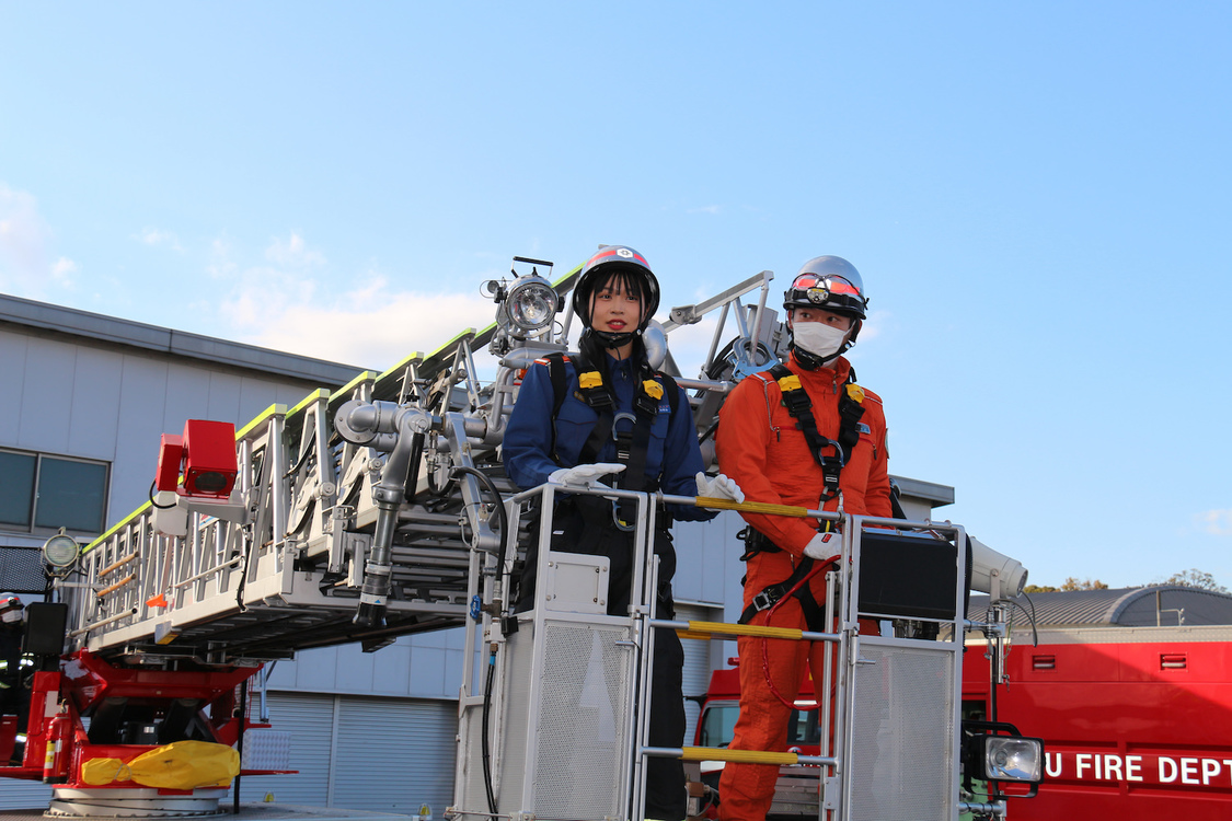 OS☆K 南みゆか＜火災予防普及啓発活動への協力に対する感謝状の贈呈式＞津市消防本部（2022年11月7日）