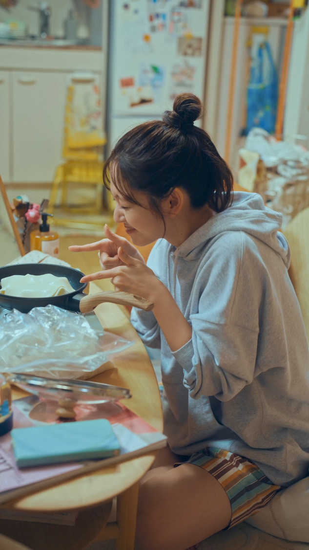 TikTokドラマ『限界ちゃんの#ていねいな暮らし』第1話場面写真