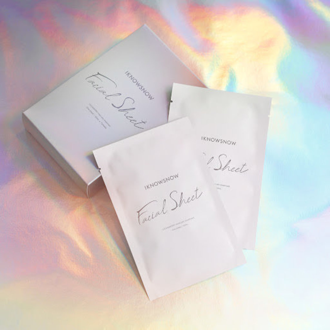 「IKNOWSNOW フェイスマスク パック フェイシャルシート（7枚入）」