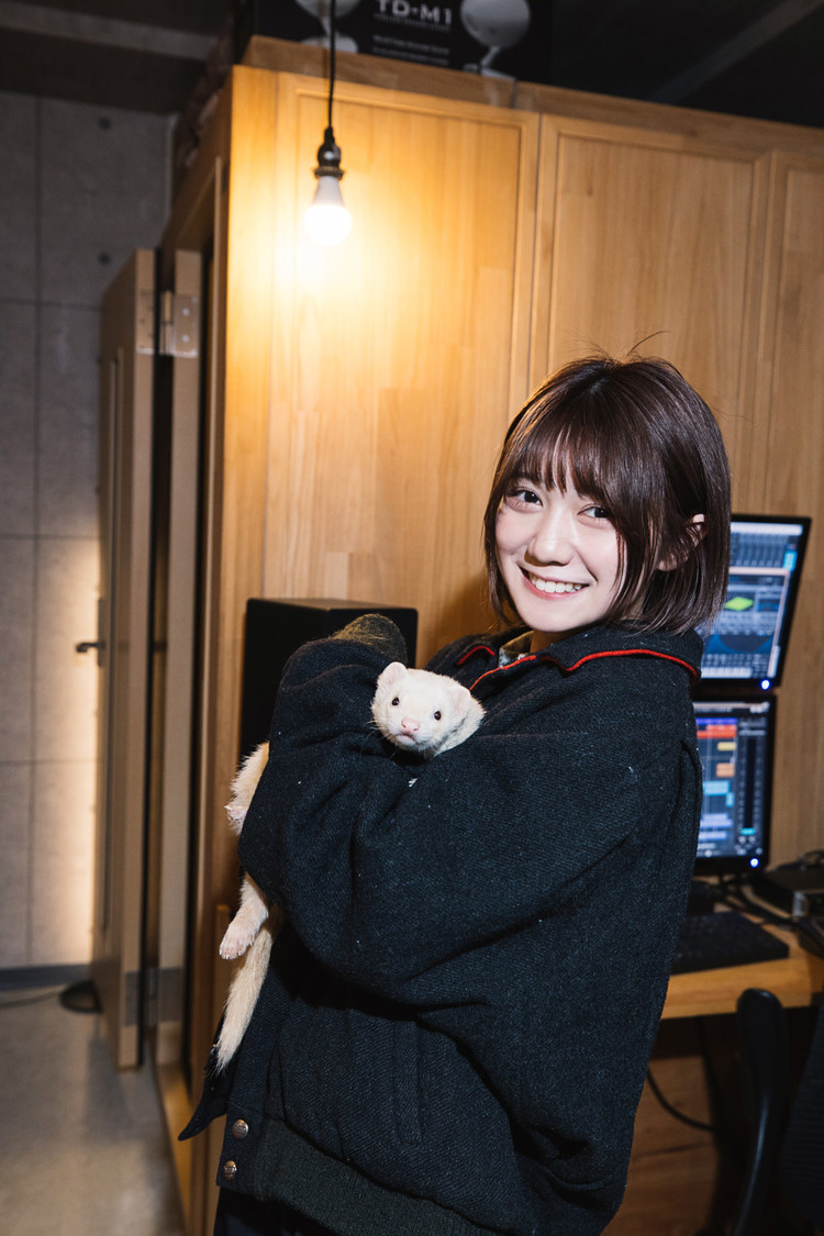 ちぎら（with katzのペットのフェレット）