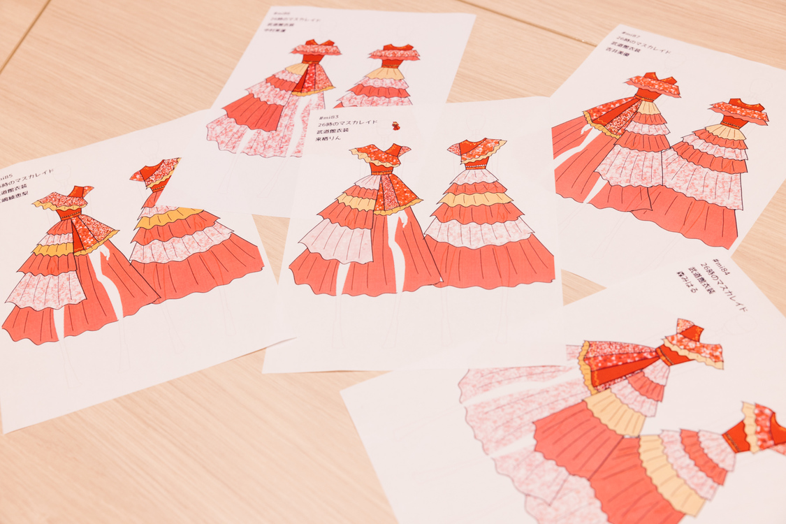 ＜26時のマスカレイド The Last Year 特別公演 『26時のマスカレイド×日本武道館』＞衣装のデザイン画