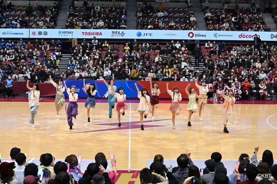 BEYOOOOONDS「Bリーグ 川崎ブレイブサンダースホームゲーム」川崎市とどろきアリーナ（2022年12月5日）