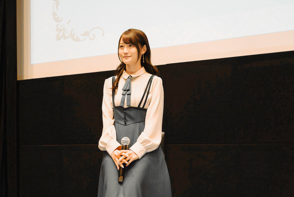 小倉唯＜TVアニメ『私の百合はお仕事です！』第1話最速プレミアム試写会＞東京・秋葉原UDXシアター（2022年12月2日）