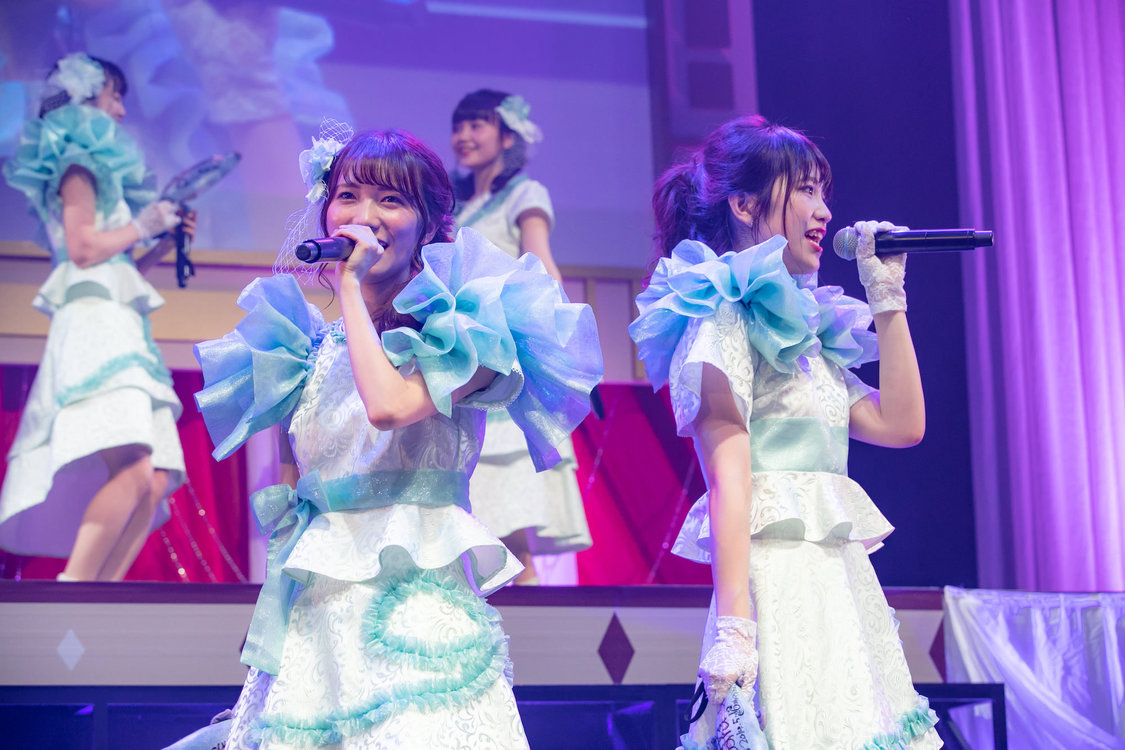 江嶋綾恵梨、森みはる＜ニジマスワンマン公演ニジマスストーリー第5章〜26時のオープニングセレモニー〜＞より｜2019年5月12日（日）品川ステラボール