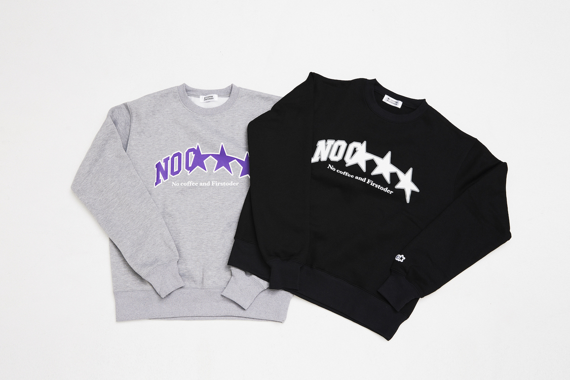 『NO COFFEE × FIRSTORDER CREW SWEAT SHIRTS』