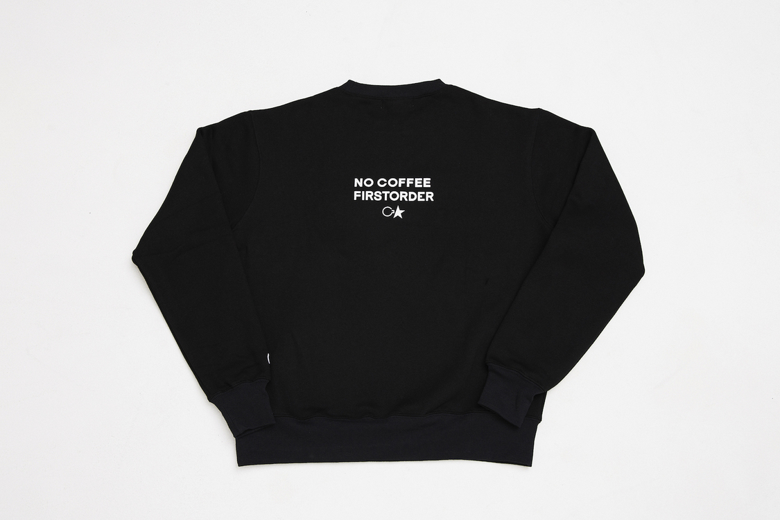 『NO COFFEE × FIRSTORDER CREW SWEAT SHIRTS』