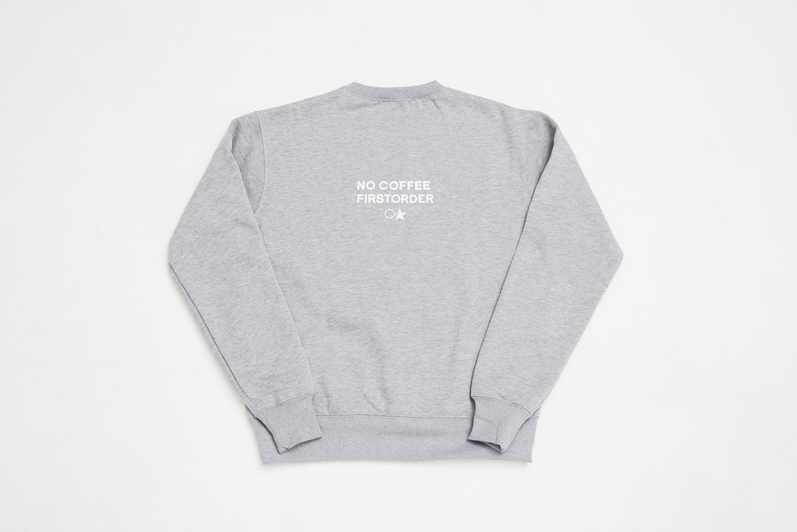 『NO COFFEE × FIRSTORDER CREW SWEAT SHIRTS』