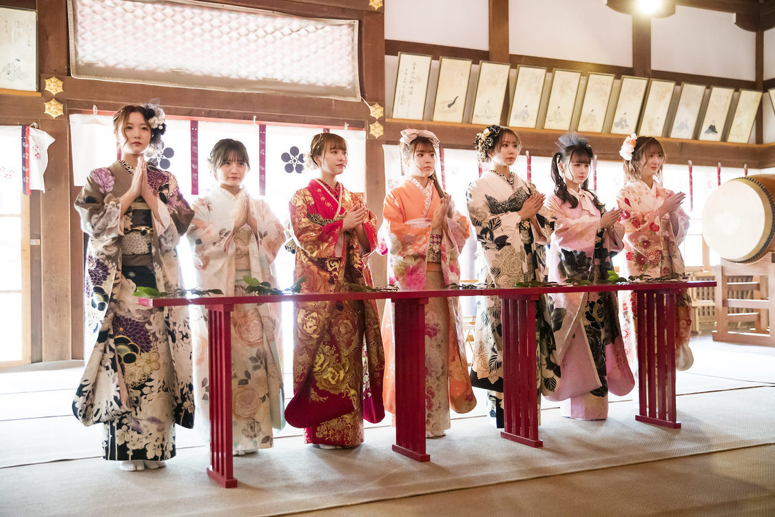 NMB48＜新成人メンバー「はたちのつどい」＞大阪天満宮（2023年1月9日／©Showtitle）