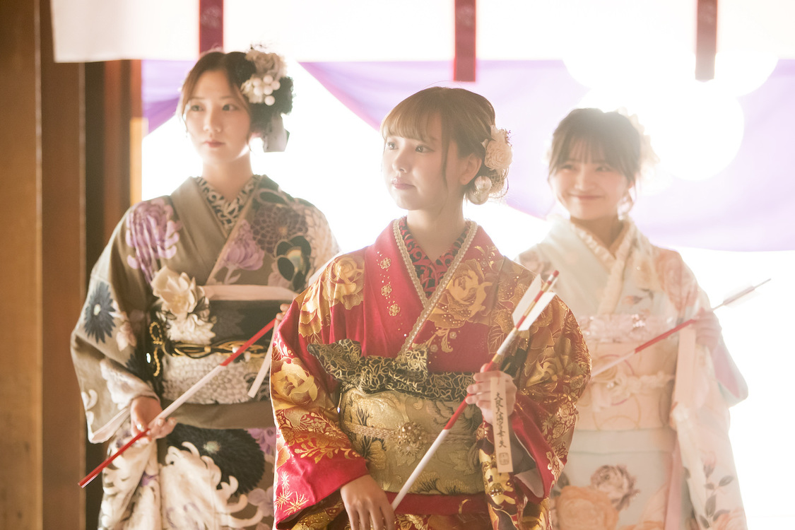 NMB48＜新成人メンバー「はたちのつどい」＞大阪天満宮（2023年1月9日／©Showtitle）