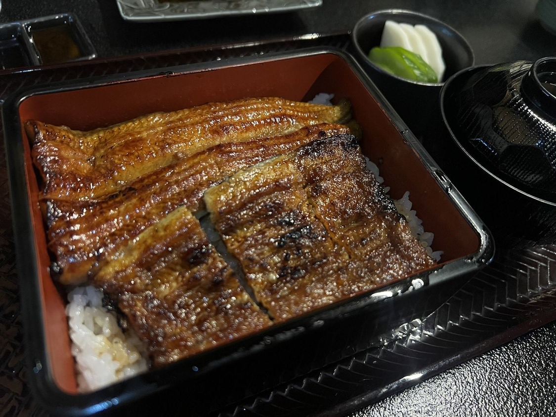 明けましておめでとうございます！　お正月はうなぎを食べたよ！