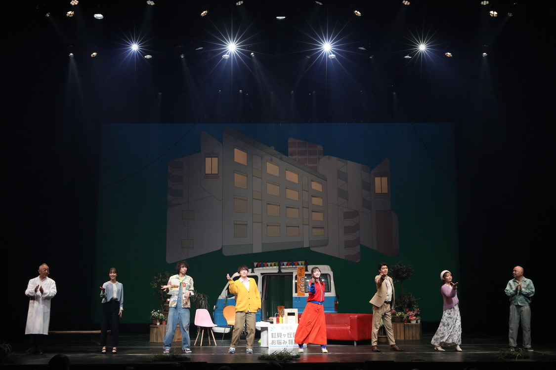 舞台＜ぴーすおぶけーき＞ゲネプロ｜天王洲銀河劇場（2023年1月19日／©NTV/AXON）