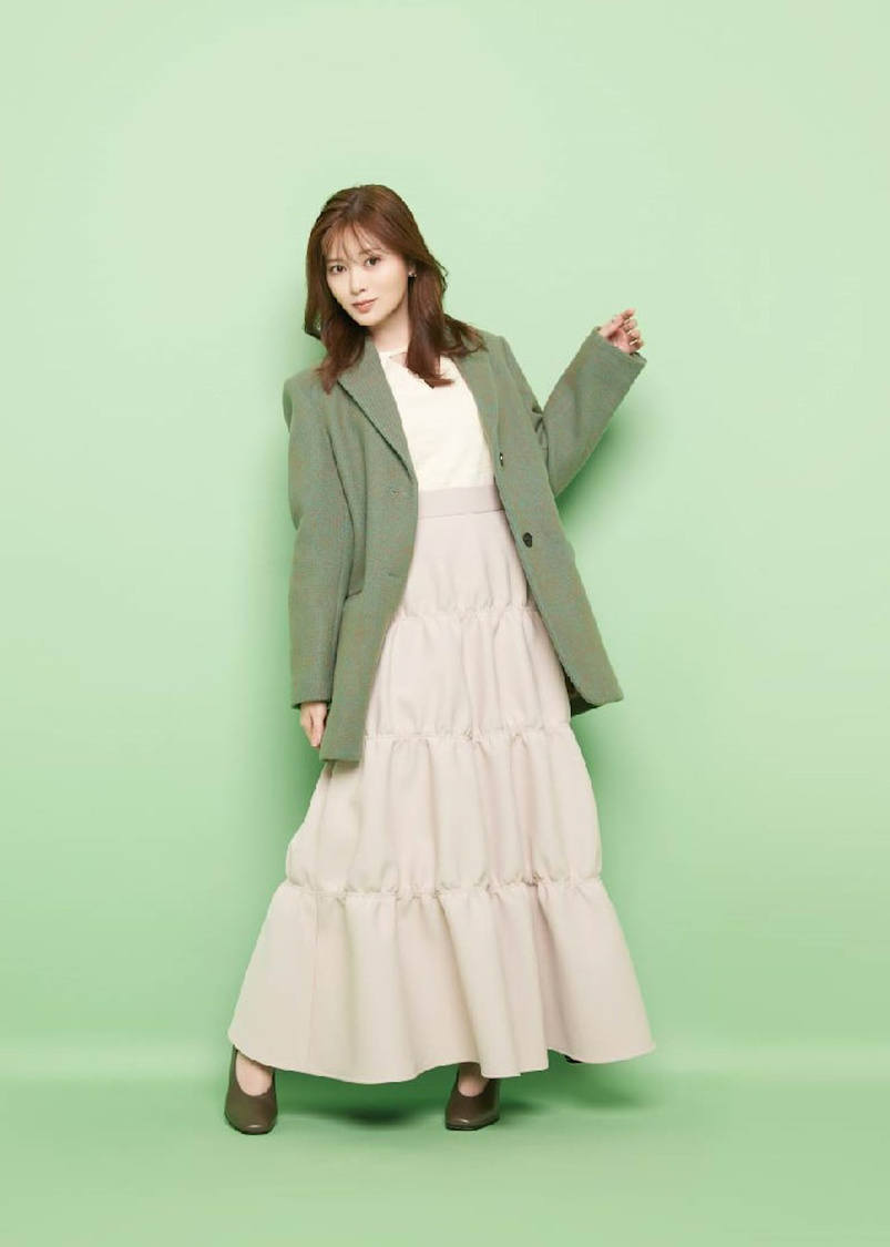 白石麻衣『HOT PEPPER』2月号アザーカット（撮影：新田桂一（ota office））