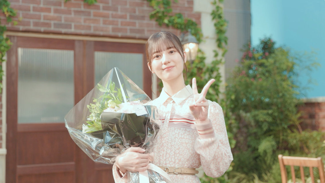 小坂菜緒（日向坂46）新TV-CM「CO2を減らすために」篇「すすめ、ゼロカーボン！」篇 メイキング画像