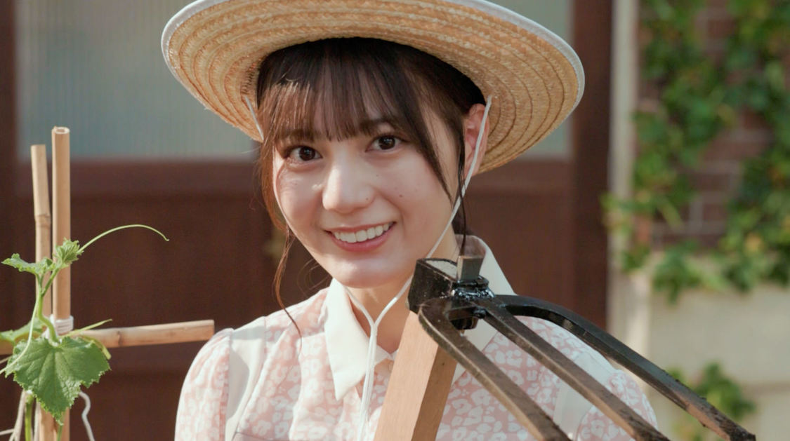 小坂菜緒（日向坂46）＆阿部サダヲ、新TV-CM「CO2を減らすために」篇「すすめ、ゼロカーボン！」篇 メイキング画像