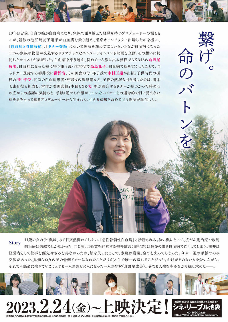 映画『いちばん逢いたいひと』チラシ裏（©TT Global）