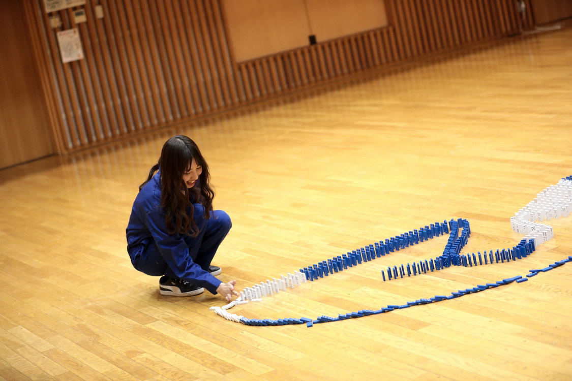 マジカル・パンチライン沖口優奈『ゆうなの那由多？超過酷！一万個ドミノライブツイスター』