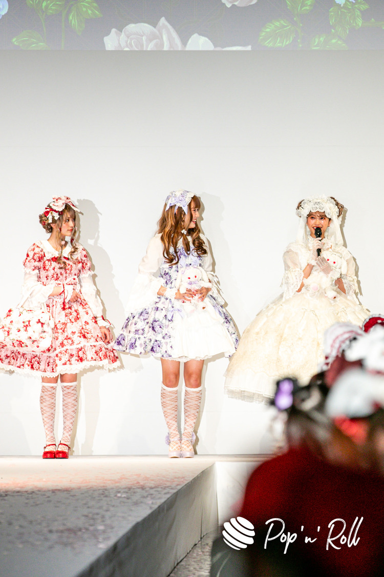 益田珠希、山本花奈、小山璃奈＜BABY,THE STARS SHINE BRIGHT／ALICE and the PIRATES 2023 S/S BRAND-NEW FASHION SHOW＞渋谷ヒカリエホール（2023年2月5日）