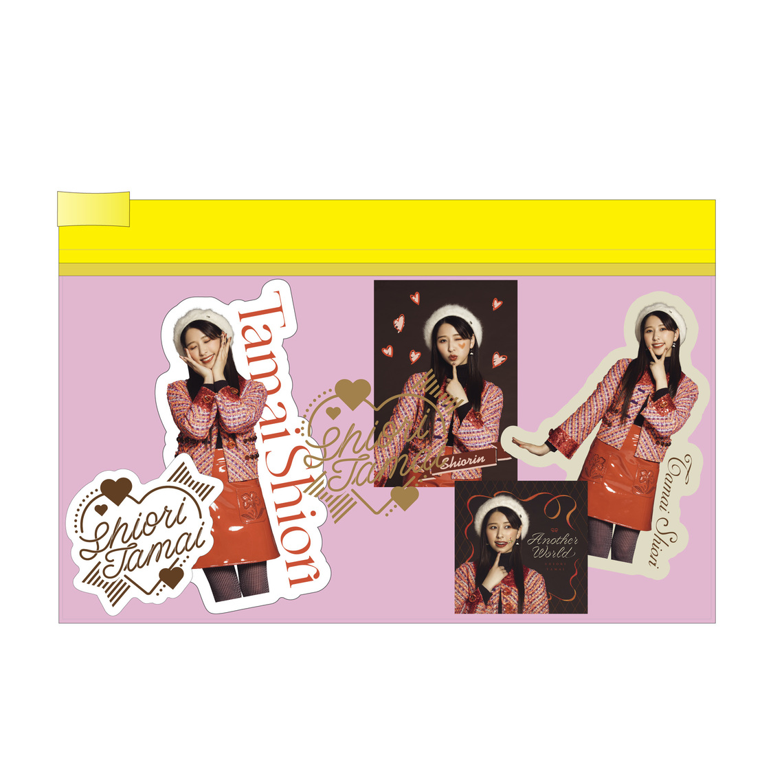 2月グッズ ステッカー付きポーチ