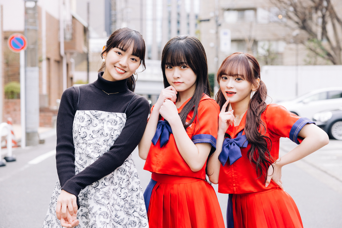 豊田ルナ、三好佑季（Shibu3 project）、戸田梨杏（Shibu3 project）