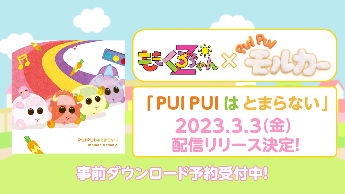 ももくろちゃんZ×『PUI PUI モルカー』コラボソング「PUI PUI はとまらない」配信決定コメント（2023年3月3日（金）0:00配信スタート！）動画より
