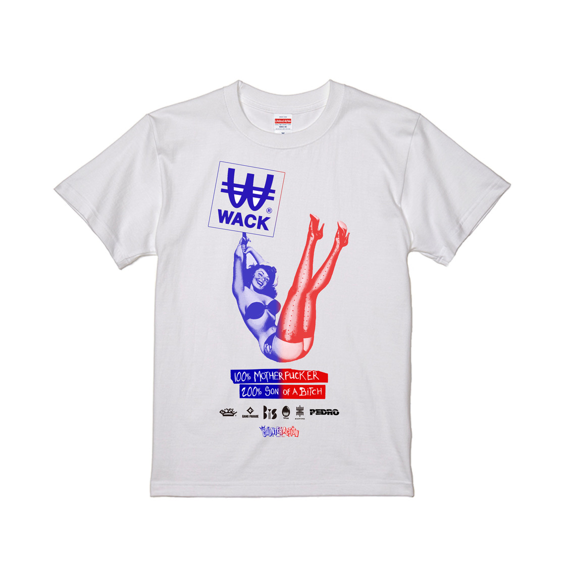 WACK×KLUB COUNTER ACTION　コラボTシャツ