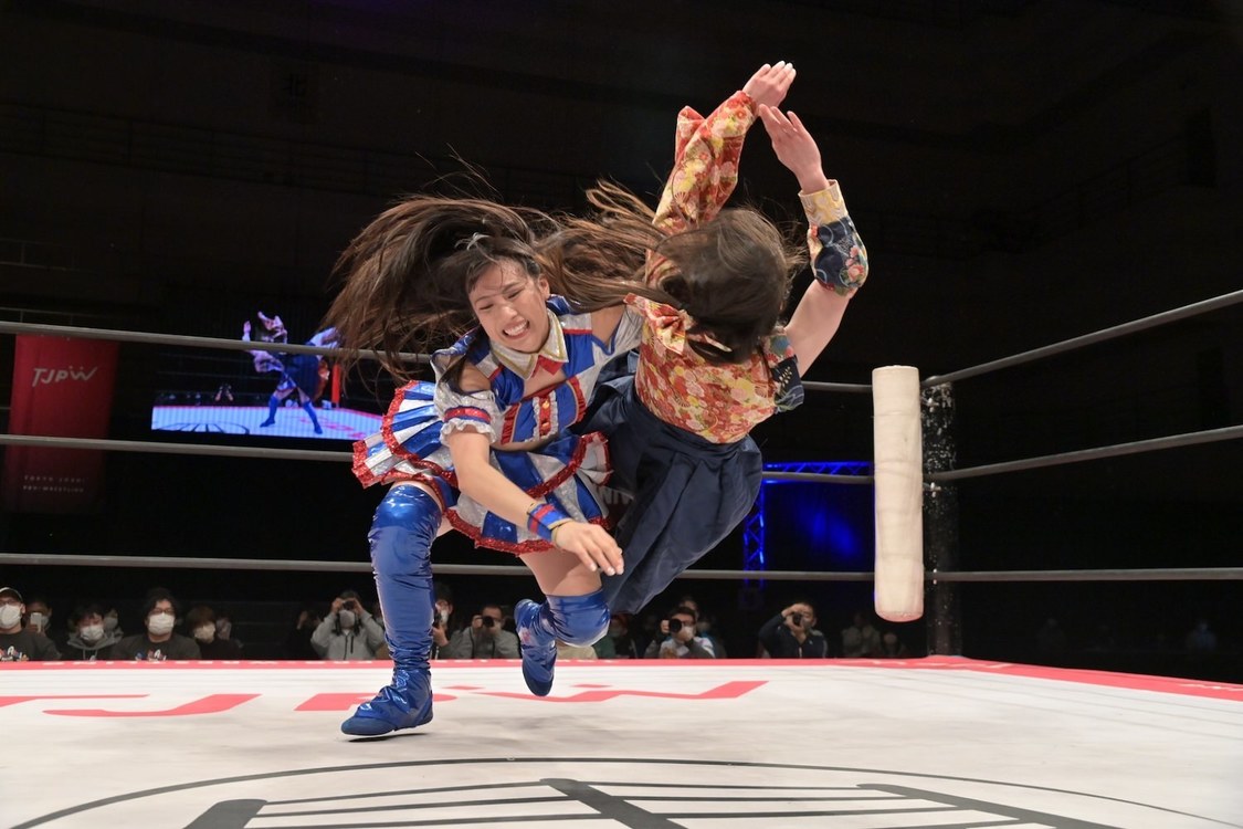 ＜TJPW CITY CIRCUIT WINTER～名古屋公演～＞名古屋国際会議場イベントホール（2023年2月18日／©東京女子プロレス）