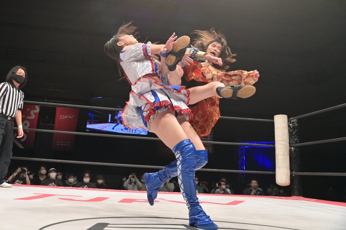 ＜TJPW CITY CIRCUIT WINTER～名古屋公演～＞名古屋国際会議場イベントホール（2023年2月18日／©東京女子プロレス）