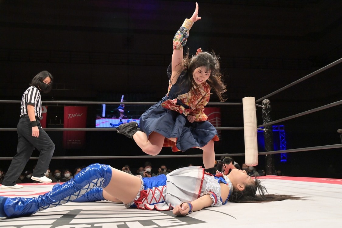 ＜TJPW CITY CIRCUIT WINTER～名古屋公演～＞名古屋国際会議場イベントホール（2023年2月18日／©東京女子プロレス）