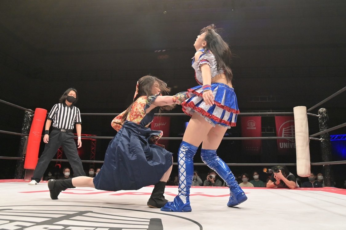 ＜TJPW CITY CIRCUIT WINTER～名古屋公演～＞名古屋国際会議場イベントホール（2023年2月18日／©東京女子プロレス）