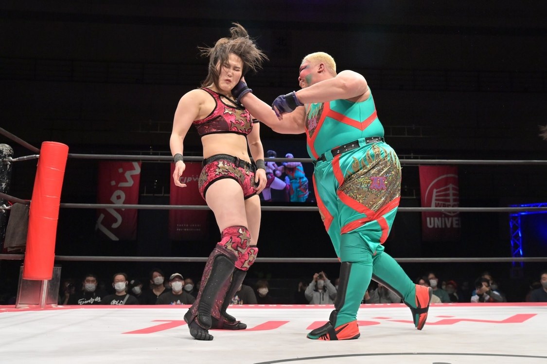 ＜TJPW CITY CIRCUIT WINTER～名古屋公演～＞名古屋国際会議場イベントホール（2023年2月18日／©東京女子プロレス）