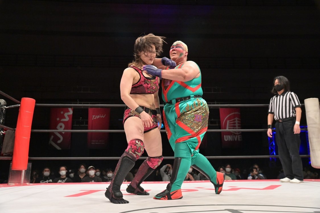 ＜TJPW CITY CIRCUIT WINTER～名古屋公演～＞名古屋国際会議場イベントホール（2023年2月18日／©東京女子プロレス）