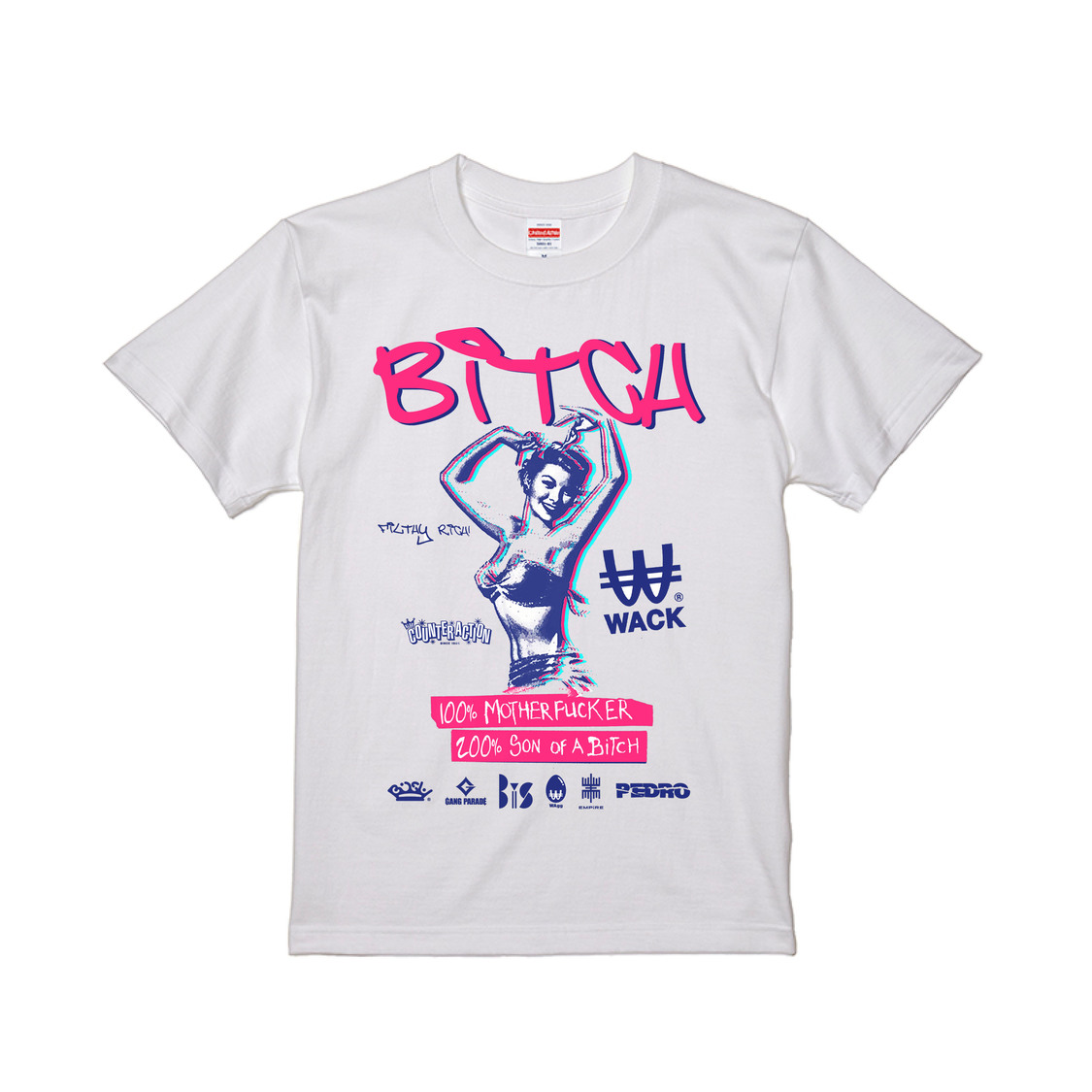 WACK×KLUB COUNTER ACTION　コラボTシャツ