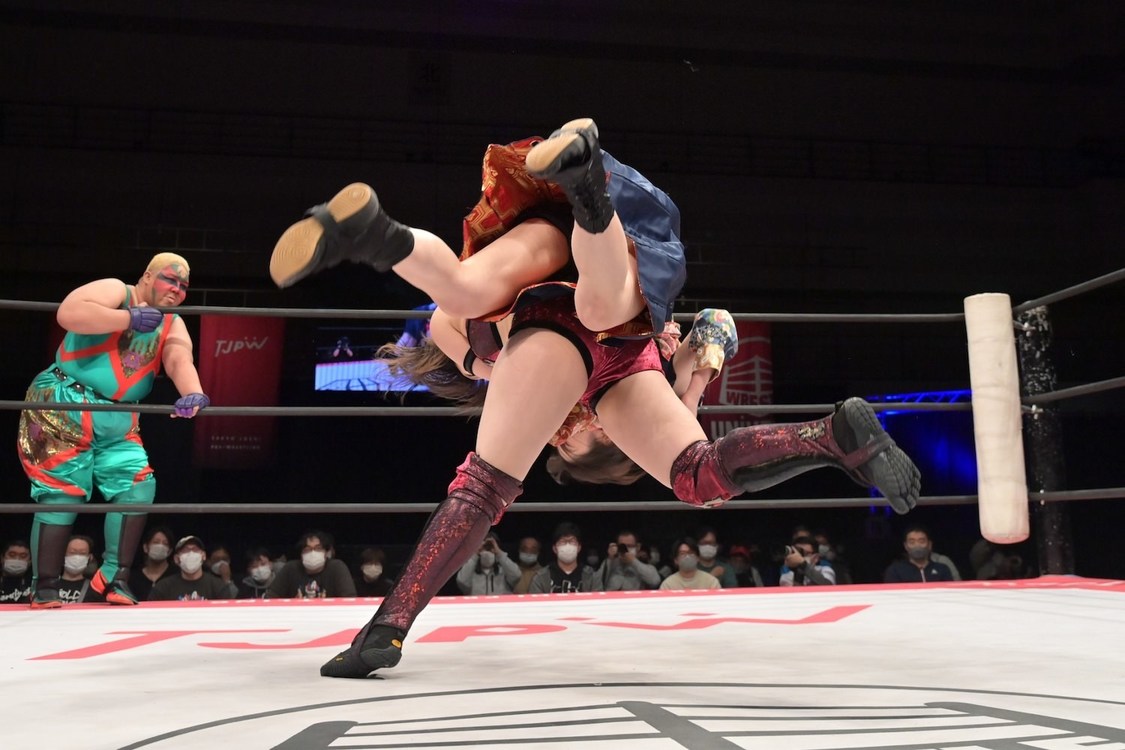 ＜TJPW CITY CIRCUIT WINTER～名古屋公演～＞名古屋国際会議場イベントホール（2023年2月18日／©東京女子プロレス）