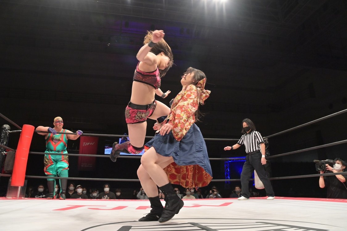 ＜TJPW CITY CIRCUIT WINTER～名古屋公演～＞名古屋国際会議場イベントホール（2023年2月18日／©東京女子プロレス）