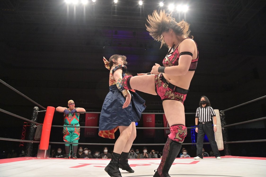 ＜TJPW CITY CIRCUIT WINTER～名古屋公演～＞名古屋国際会議場イベントホール（2023年2月18日／©東京女子プロレス）