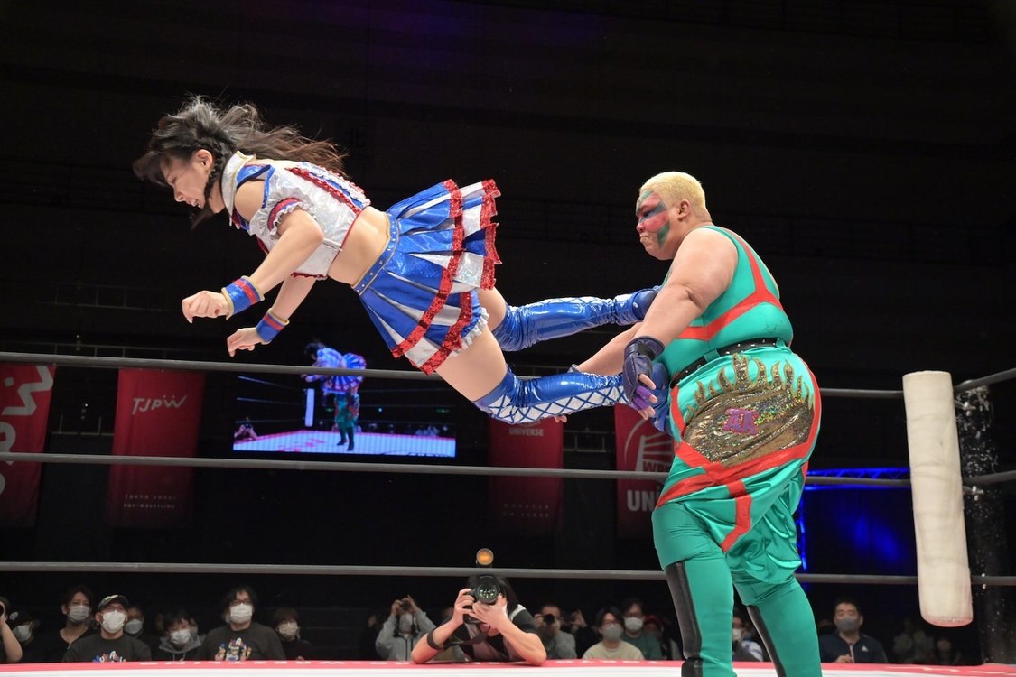 ＜TJPW CITY CIRCUIT WINTER～名古屋公演～＞名古屋国際会議場イベントホール（2023年2月18日／©東京女子プロレス）