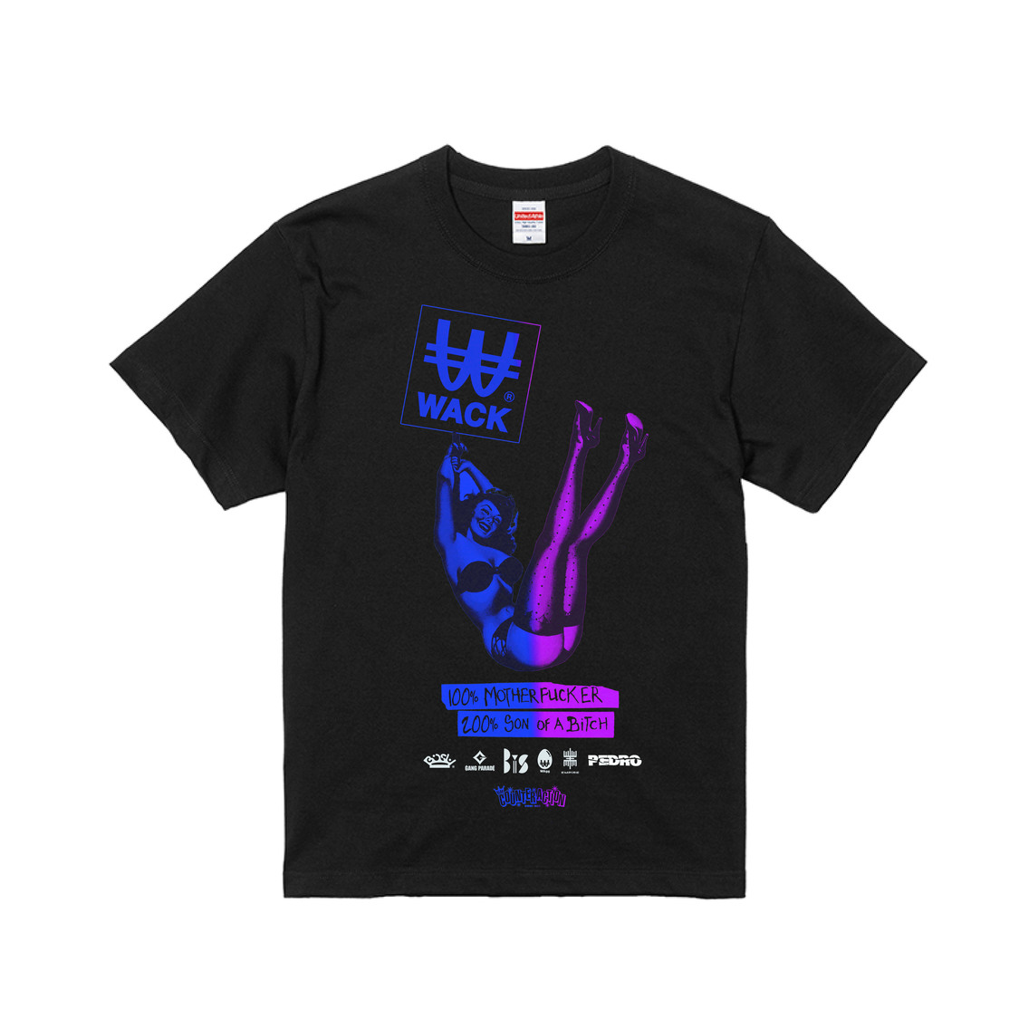 WACK×KLUB COUNTER ACTION　コラボTシャツ