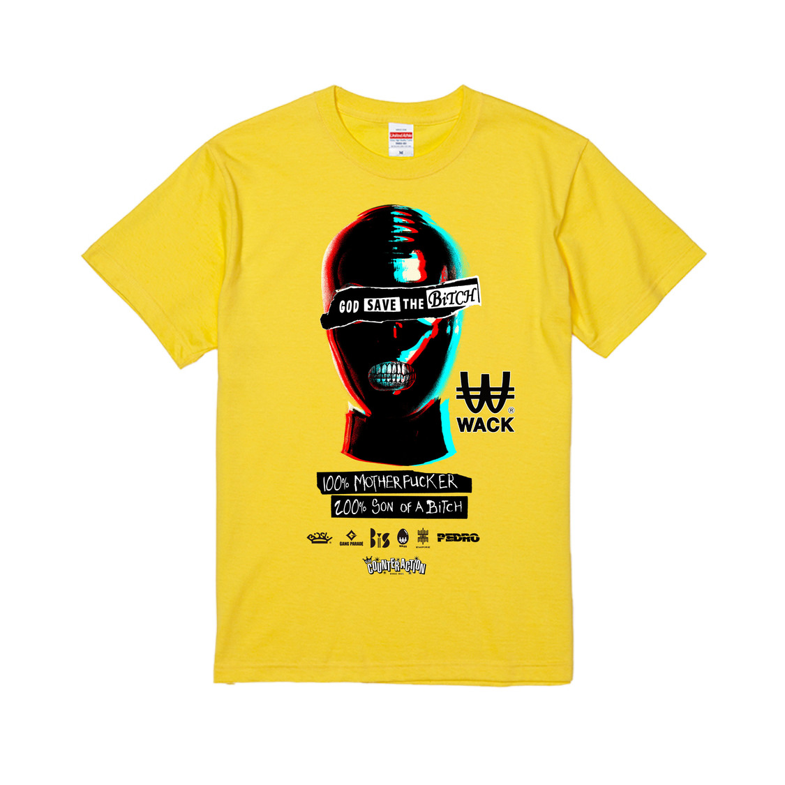 WACK×KLUB COUNTER ACTION　コラボTシャツ