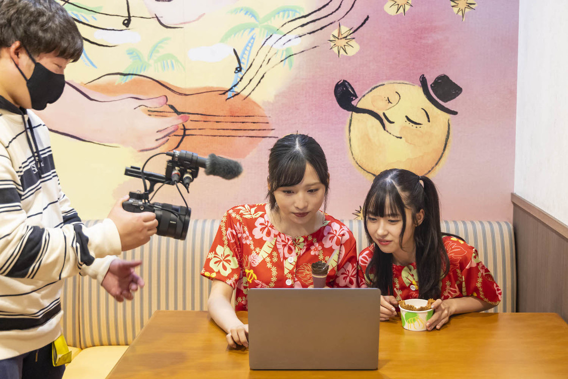 AKB48『じゃらん東北 2023‐2024』撮影の様子