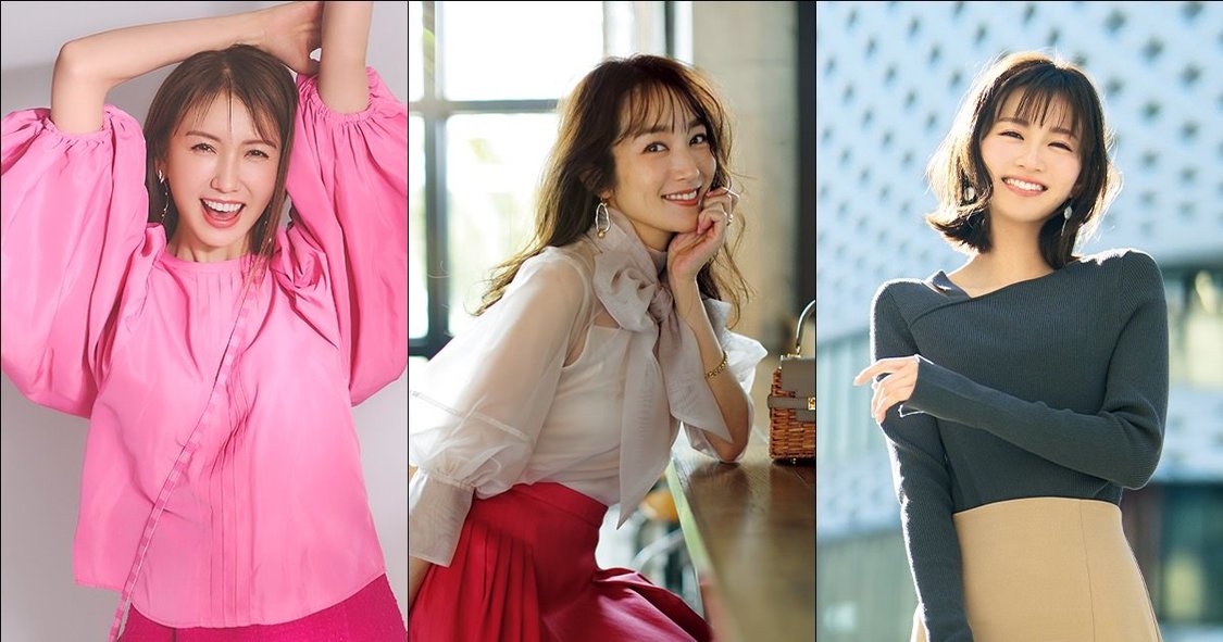 写真左から：美香、高梨臨、岡崎紗絵