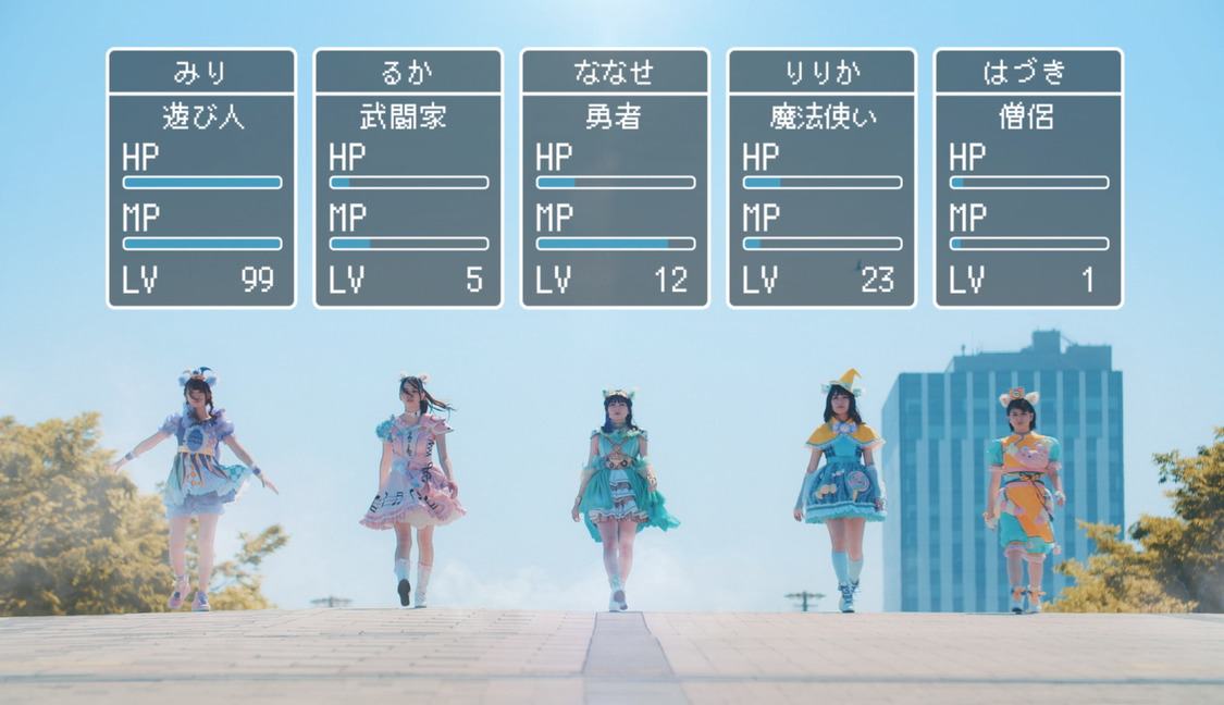 わーすた「メラにゃイザー!!!!!〜君に、あ・げ・う♪〜」MVより